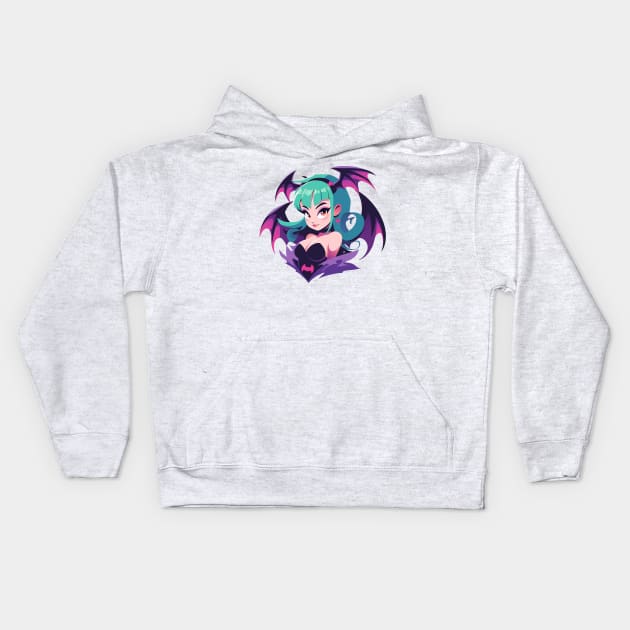 morrigan Kids Hoodie by piratesnow